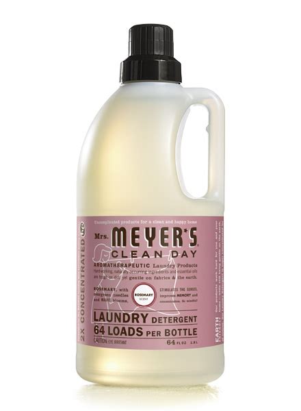 Mrs Meyers Clean Day Laundry Detergent 64 Loads Rosemary 64 Oz