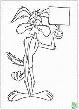 Coyote Wile Looney Tunes Dinokids Correcaminos Wylie Toons Avery Tex Foghorn Leghorn Pintar Caminos sketch template