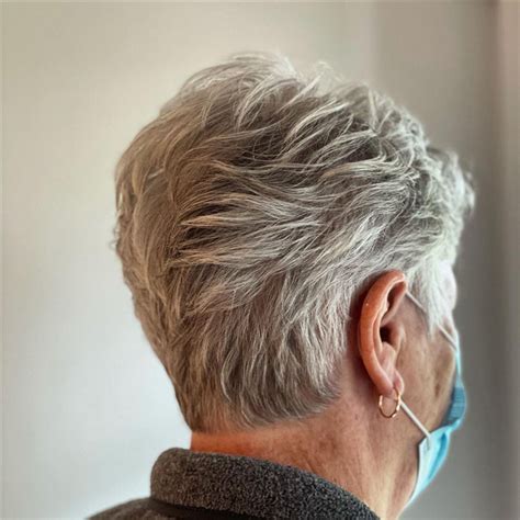 20 Hottest Short Grey Hair For Women Over 60 Rank Hairstyles