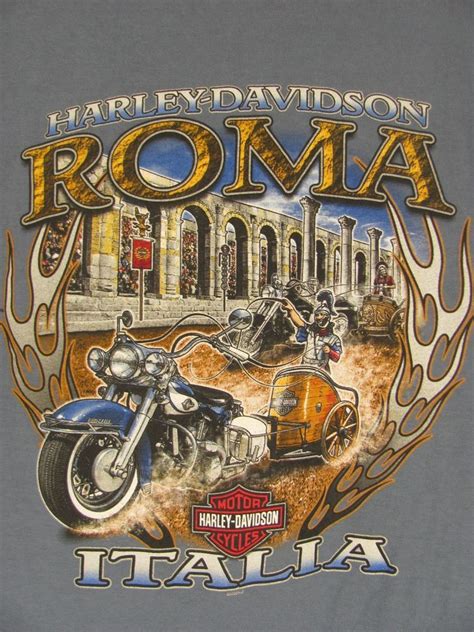 harley davidson t shirt from rome italy pin your ebay wares sharing our products around the