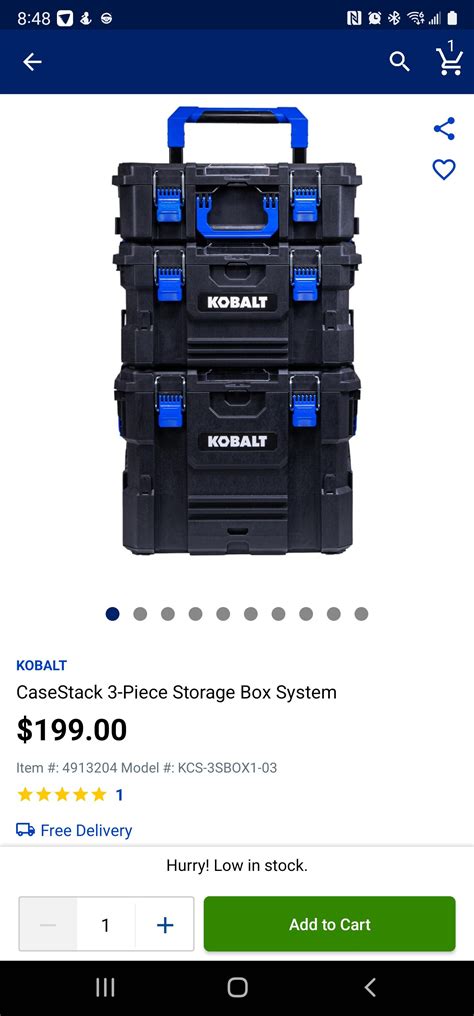 Kobalt Casestack Is Available As The 3 Piece R Kobalttools