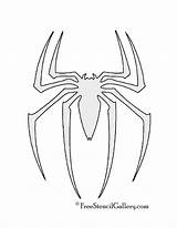 Spiderman Stencil Symbol Pumpkin Logo Carving sketch template