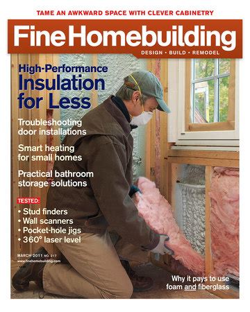 magazine page    fine homebuilding