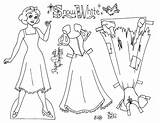 Paper Doll Dolls Disney Snow Color Cory Princess Jensen Frozen Coloring Pages Crafts Colouring Line Choose Board Book Toys sketch template