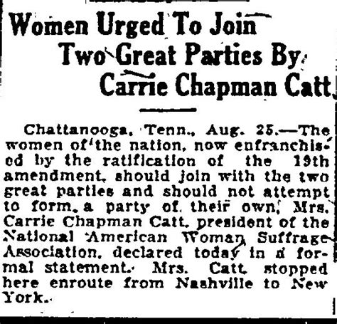 Bill Milhomme Aug 26 1920 19th Amendment Was Declared In Effect