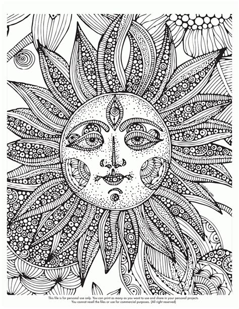 trippy coloring pages  adults tav