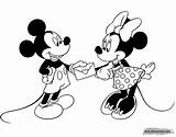 Coloring Minnie Disneyclips Giving sketch template