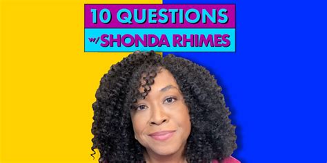 10 questions with shonda rhimes