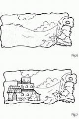 Rock Coloring House Wise Man Foolish Built Pages Builders Parable Sand Bible Clipart His Jesus Colouring Crafts Upon Casa Kids sketch template