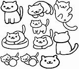Neko Atsume Coloring Line Deviantart Print Pages Search Again Bar Case Looking Don Use Find sketch template