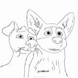 Coloring Corgi Pages Dog Queen Use Heavier Creating Artwork Start Own Than Paper Cute These Beautiful sketch template