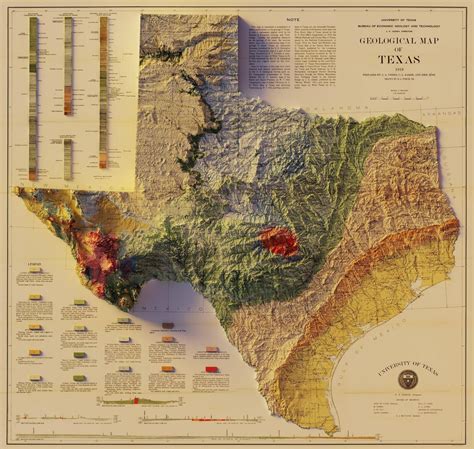 geological map  texas  university  texas style  sean conway rgeology