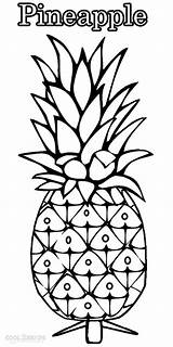 Ananas Pineapples Fruits Piña Dibujo Malvorlagen Cool2bkids Template Perfumes sketch template