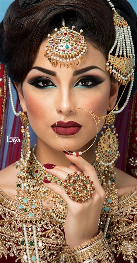 indian bride full makeup mugeek vidalondon maquillaje