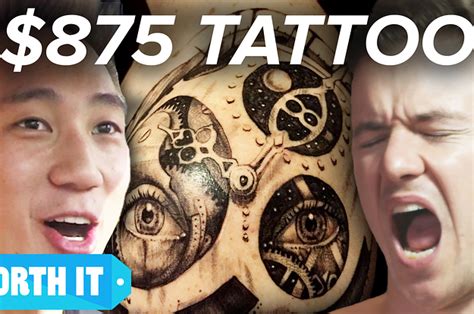 this guy got an 80 tattoo a 400 tattoo and an 875 tattoo to see if