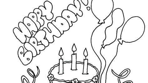 happy birthday coloring pages  kids  getcoloringscom