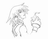 Coloring Riku Pages Description sketch template