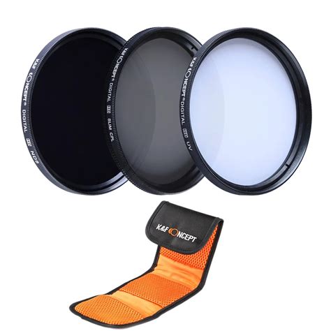 mm uv cpl  polarizing camera lens filter kit  nikon