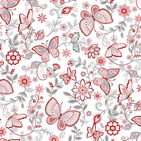 2700 18 white red butterflies scarlet stitches color principle henry