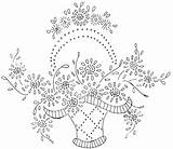 Embroidery Patterns Vintage Hand Basket Flower Designs Baskets Flowers Pattern Quilt Stitch Crazy Throughout Stitches Floral Cross Transfers Bordado Visit sketch template