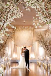 glamorous ivory blush spring wedding at a private club in chicago indoor wedding ceremonies