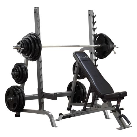 body solid squat rack bench press  adjustable bench sdib
