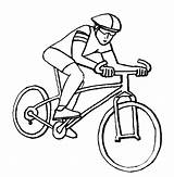 Ciclista Kleurplaten Ciclismo Coloriages Picgifs Wielrennen Malvorlagen Cyclists Bycicles Sprint Flevoland sketch template