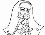 Monster High Cleo Nile Coloring Pages Colorear Print Coloringcrew Color Getcolorings sketch template