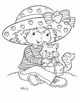 Shortcake Strawberry Coloring Pages Printable Characters Kids sketch template