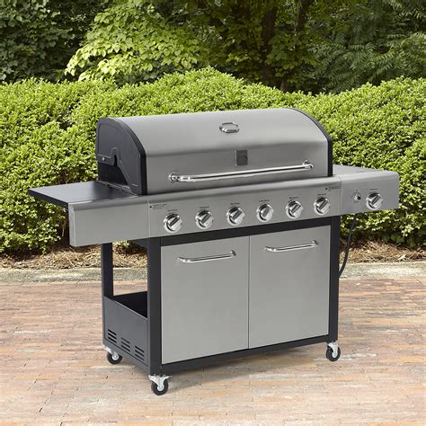 kenmore  burner lp gas grill  side burner  stainless steel lid limited availability