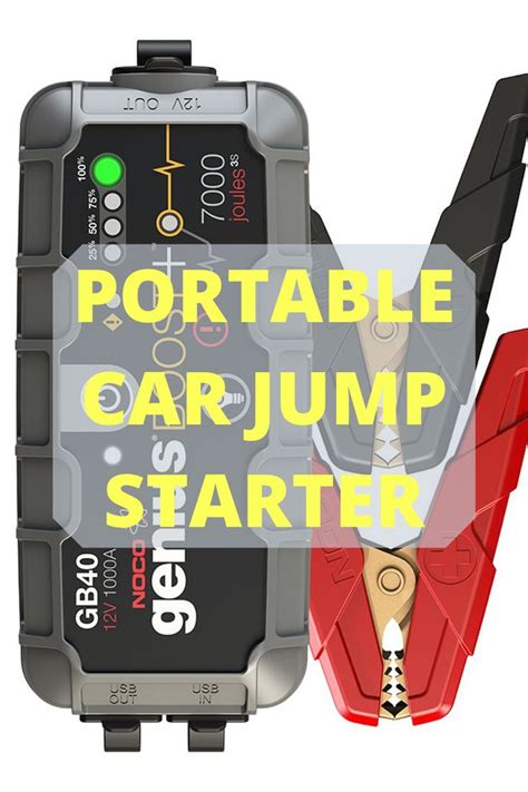 portable car battery jump starter jump  car battery car battery portable