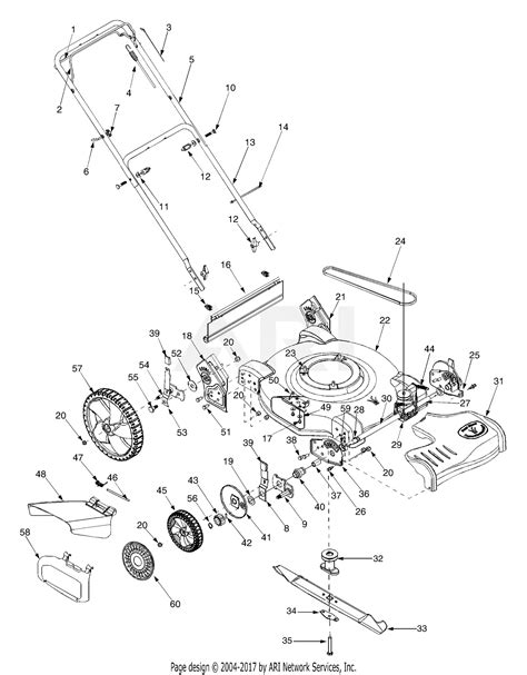 mtd    parts diagram  general assembly