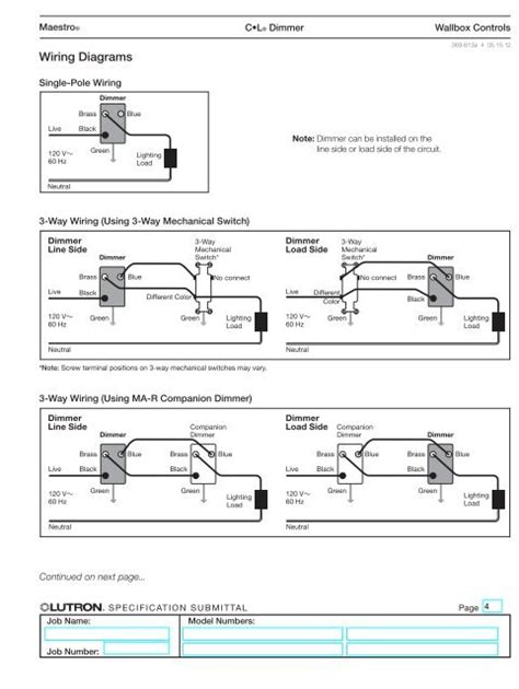 lutron diva cl wiring diagram wiring  project