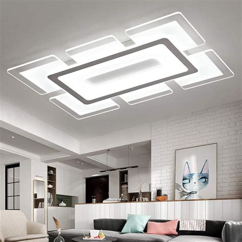 modern flush mount ceiling light rectangular led ceiling light minimalist decoration ultra thin