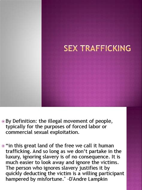 Sex Trafficking Pdf Human Trafficking Sex Trafficking
