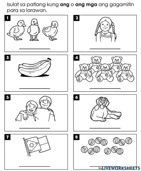 pantukoy na ang  ang mga interactive worksheet kindergarten reading
