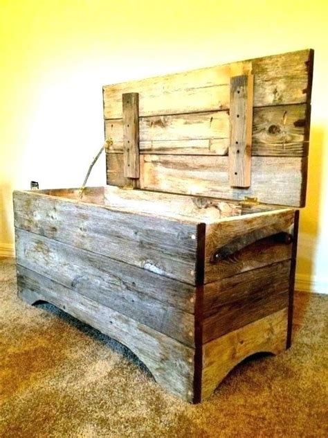 wood toy chest plans  barn wood projects reclaimed