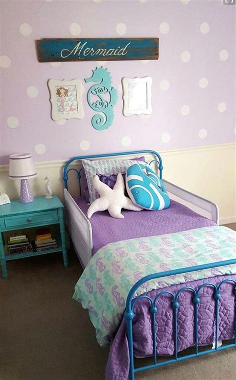cute  beautiful mermaid themes bedroom ideas   children