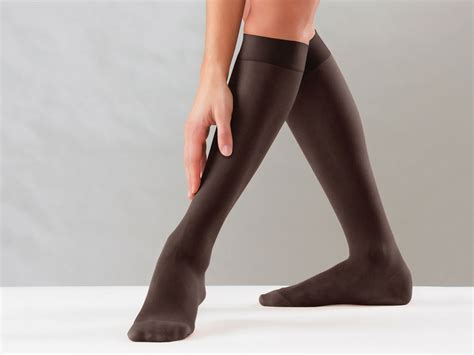 Knee Highs Socks L Xl Medium Compression Black