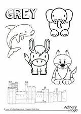 Gray Pages Colouring Things Grey Coloring Color Worksheets Preschool Kids Colors Colour Activity Activities Printable Pre Village School Activityvillage Getcolorings sketch template