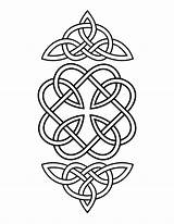 Celtic Knot Knots Designs Simple Coloring Pages Tattoo Heart Print sketch template
