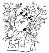 Coloring Christmas Scooby Doo Pages Printables Printablee sketch template
