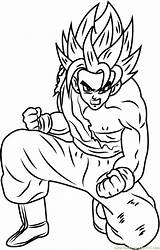 Coloring Pages Goku Dragon Ball Excellent Super Albanysinsanity sketch template