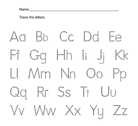 kids letter tracing    printables printablee