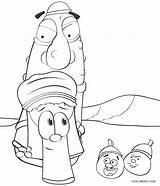 Coloring Pages Veggie Tales Printable Kids Tale sketch template