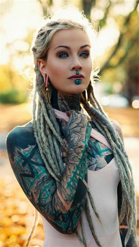 Tattoed Girls Inked Girls Hot Tattoos Girl Tattoos Tatoos Dreads
