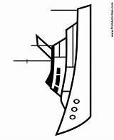 Boat Coloring Pages Motor Cabin Cruiser Clipart Diagram Library Coloringpages Comments sketch template