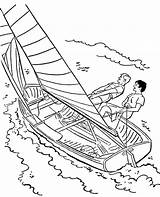 Coloring Sailboat Pages Topcoloringpages Colouring Boat sketch template