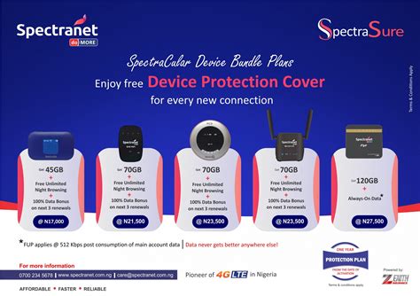 spectranet  lte launches   spectracular data plans  unlimited browsing benefits