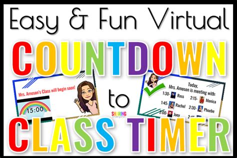 Easy And Fun Virtual Countdown To Class Timer Curriculum Mapping